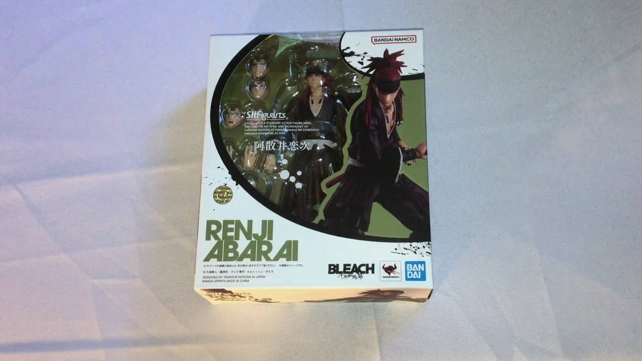 S.H. Figuarts Bleach: Thousand-Year Blood War Renji Abarai Unboxing & Review