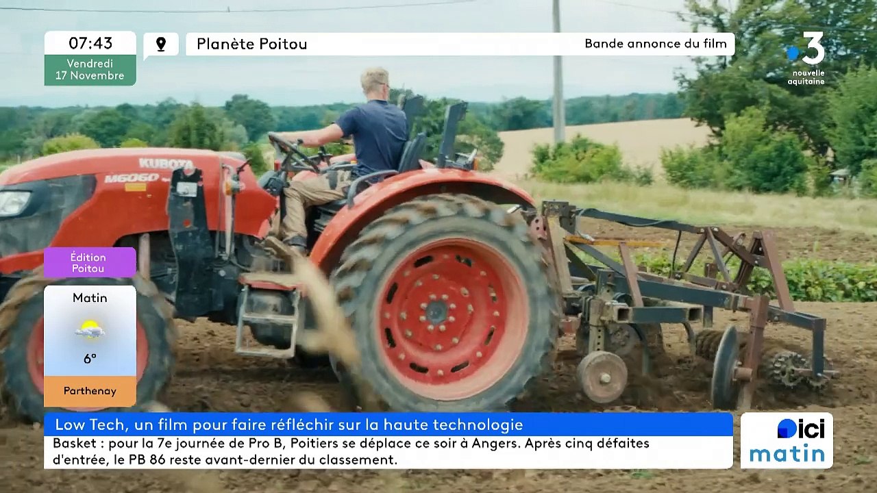 17/11/2023 - Le 6/9 de France Bleu Poitou en vidéo