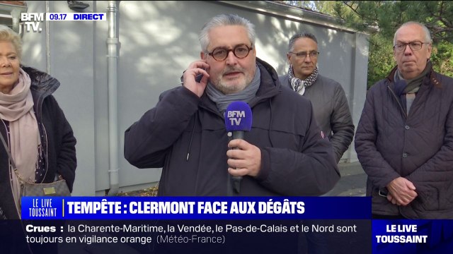 Ça a été assez spectaculaire : après le passage de la tempête Frederico, le maire de Clermont-Ferrand témoigne