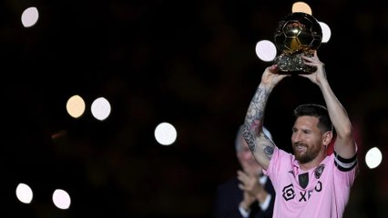 Así celebró Lionel Messi su octavo Balón de Oro con la afición del Inter Miami: "Me hicieron sentir como en casa"