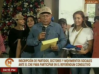 Federación de Trabajadores Públicos entregan su adhesión al CNE en defensa del Esequibo
