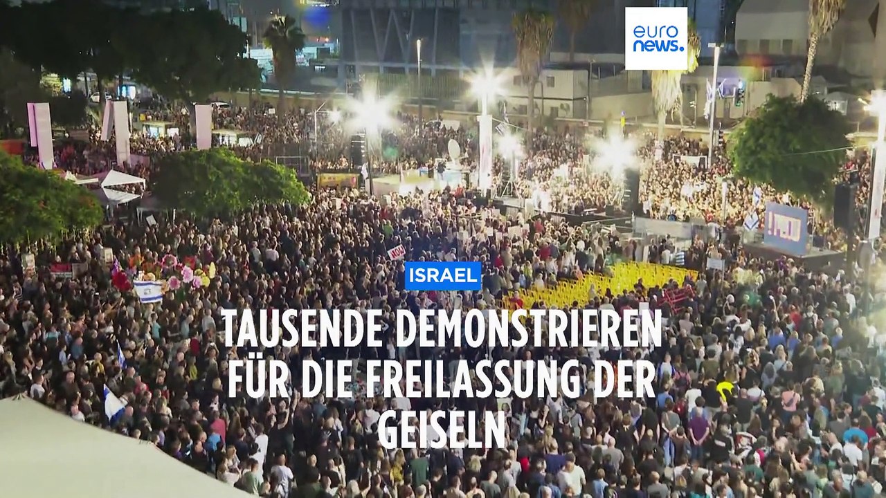 'Holt sie heim' - Tausende demonstrieren für die von der Hamas verschleppten Geiseln