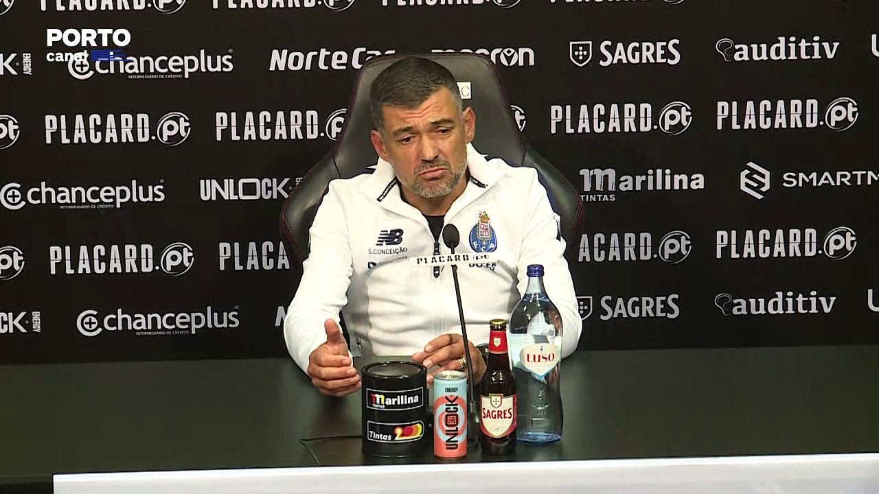 Sérgio Conceição faz balanço do jogo contra o Vitória de Guimarães