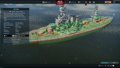 USS Texas (BB-35) First Impressions - Sons of Attila Dev Server - War Thunder