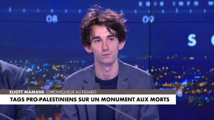 Eliott Mamane : «Ce tag n’est pas uniquement le fruit de la bêtise, il y a aussi un objectif politique qui est derrière»