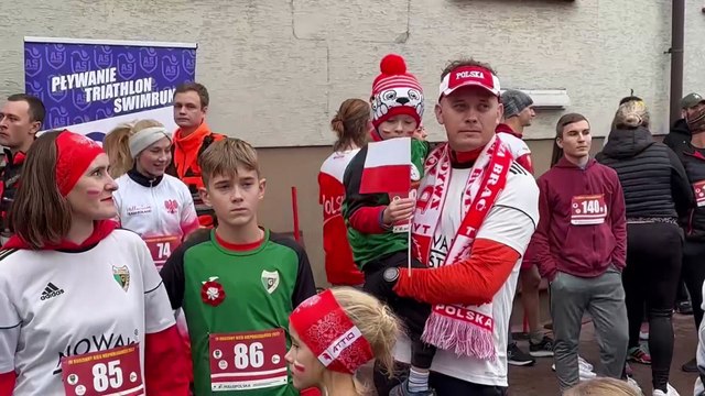 Brzeszcze - 11 listopada , bieg niepodległości