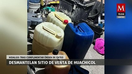 Desmantelan punto de venta de huachicol en Tetepango, Hidalgo