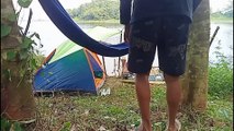 sendiri camping dan mancing Ke 63 ngaprak ke spot Lengkob gandaria yang katanya angker