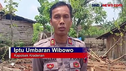 Angin Puting Beliung Terjang Blora, 2 Rumah Roboh Total