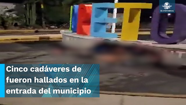 Dejan cuerpos en las letras de Loreto, Zacatecas