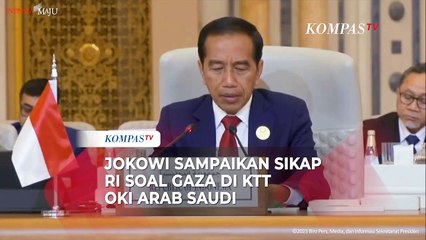[FULL] Jokowi di KTT OKI: Israel Gunakan Narasi Self-Defence Bunuh Rakyat Sipil