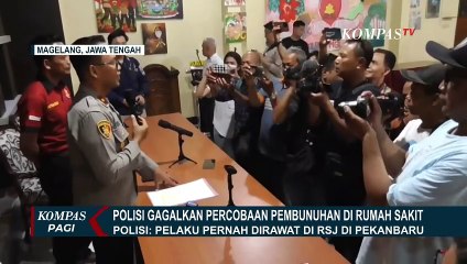 Detik-Detik Polisi Gagalkan Aksi Percobaan Pembunuhan di RS Kota Magelang!