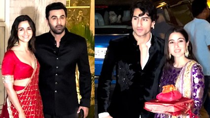 Video herunterladen: Kareena Kapoor Khan Diwali Party 2023: Alia Bhatt Ranbir Kapoor,Sara Ali Khan,Tara ने बिखेरा जलवा..|