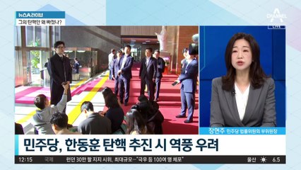 ‘한동훈 탄핵’ 외친 민주당, 탄핵안에 이름 빠진 이유는?