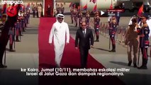 Emir Qatar Berkunjung ke Mesir Bahas Eskalasi Militer Israel di Jalur Gaza