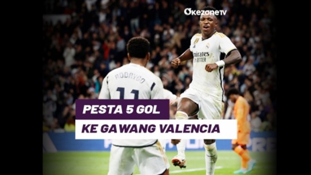 Rodrygo Menggila, Real Madrid Libas Valencia untuk Tempel Puncak Klasemen