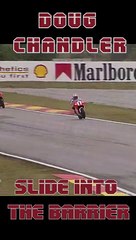 Chandler Slide Into Barrier