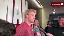 Oklahoma LB Danny Stutsman West Virginia Postgame (11-11-23)