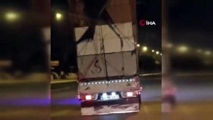 Antalya'da Aşırı Yük Yüklenen Kamyonete 9 Bin 535 TL Cezai İşlem