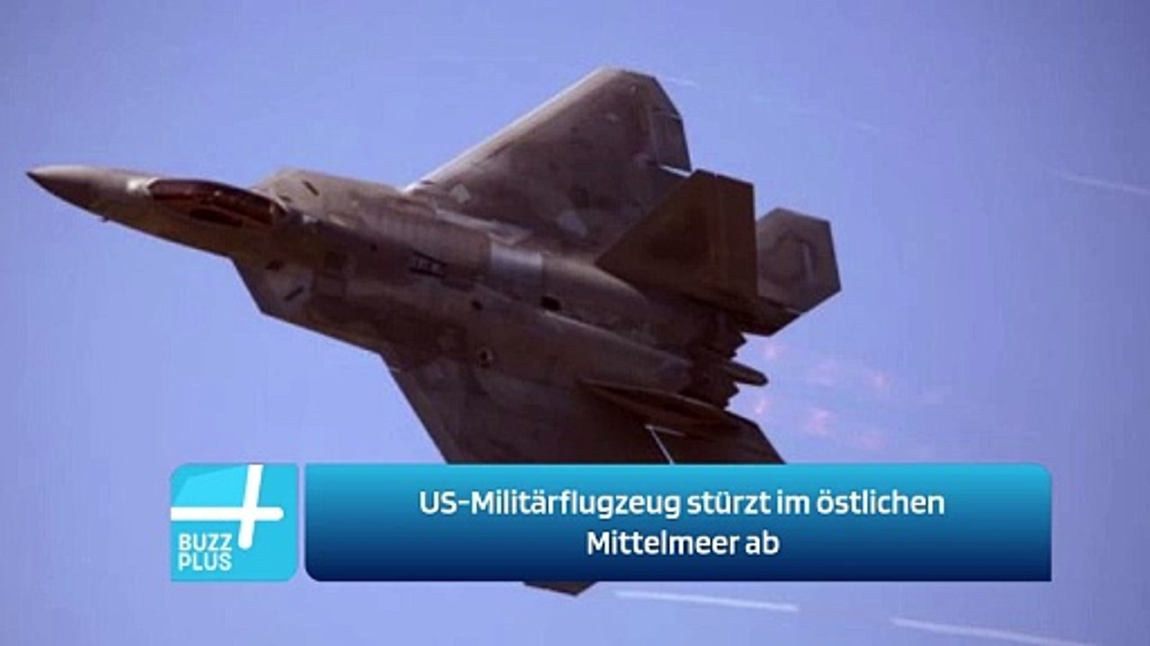 US-Militärflugzeug stürzt im östlichen Mittelmeer ab