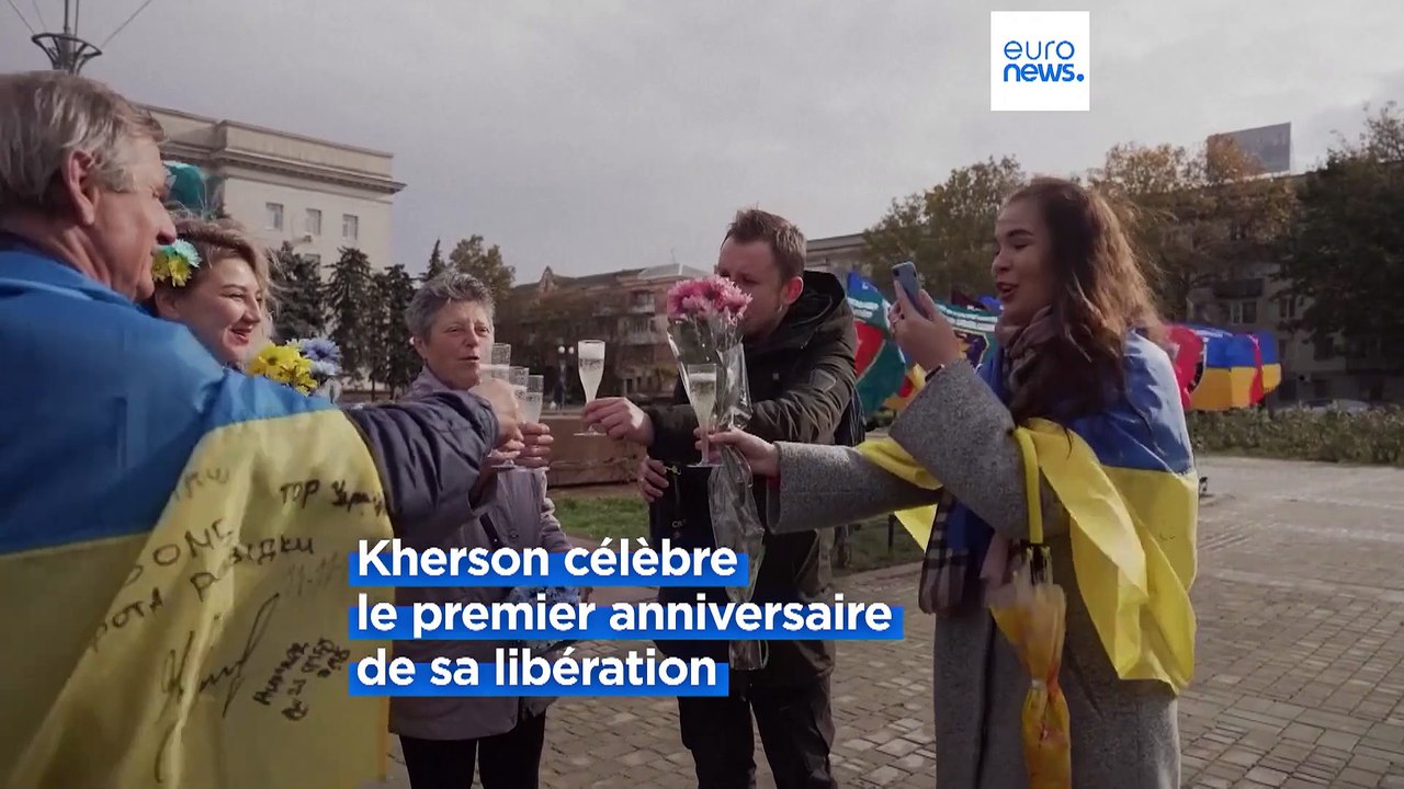 Ukraine : Kherson bombardée le jour anniversaire de sa libération