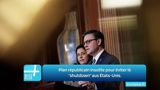Plan républicain insolite pour éviter le shutdown aux États-Unis.