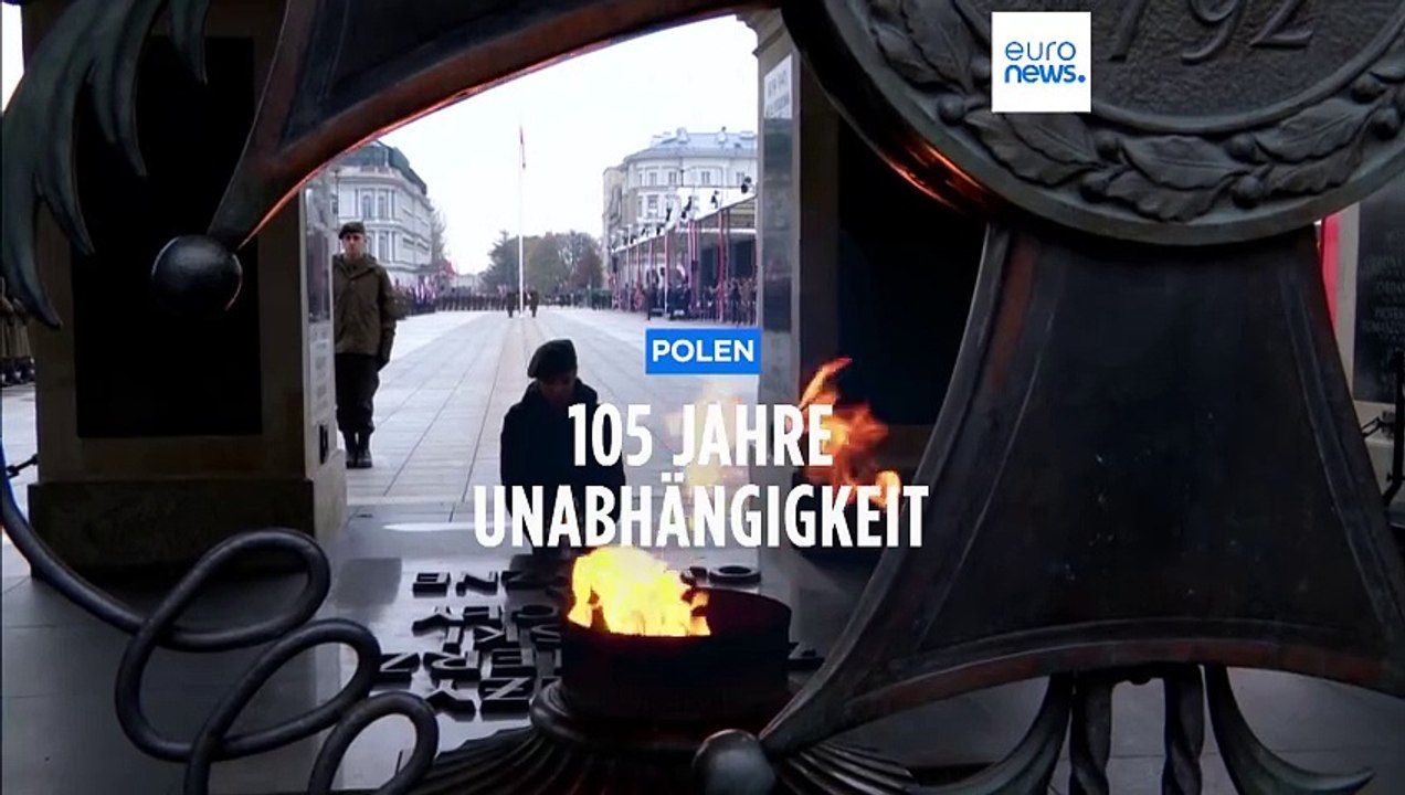 Fackelmarsch der Nationalisten in Polen am Unabhängigkeitstag