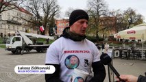 Jedzie rowerem przez całą Polskę, aby zebrać pieniądze na operację rocznego syna