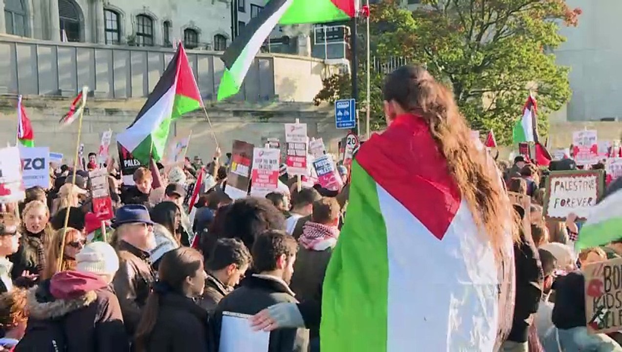 Hunderttausende bei pro-palästinensischer Demonstration in London