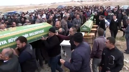 Konya'da Yaya Kazasında Hayatını Kaybeden 5 Kişi Toprağa Verildi