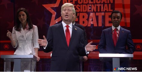 SNL parodies Donald Trump critiquing Republican debate rivals in latest cold open