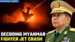 Myanmar Fighter Jet Nose-Dives in Rebel Confrontation Near Border| Oneindia News