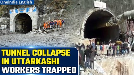 Workers Trapped in Uttarakhand Tunnel Collapse on National Highway | Oneindia News