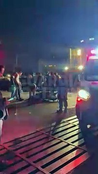 #Preliminar Un adulto mayor estuvo a punto de ser arrollado por el tren luego de chocar contra la pluma de retención, sobre carretera a El Verde. Sufrió un fuerte golpe en la cabeza y diversas contusiones #GuardiaNocturna