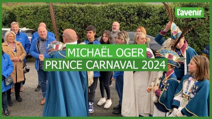 Michaël 1, prince carnaval 2024 à Martelange