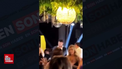 Hande Erçel ile Hakan Sabancı'nın romantik dansı kamerada