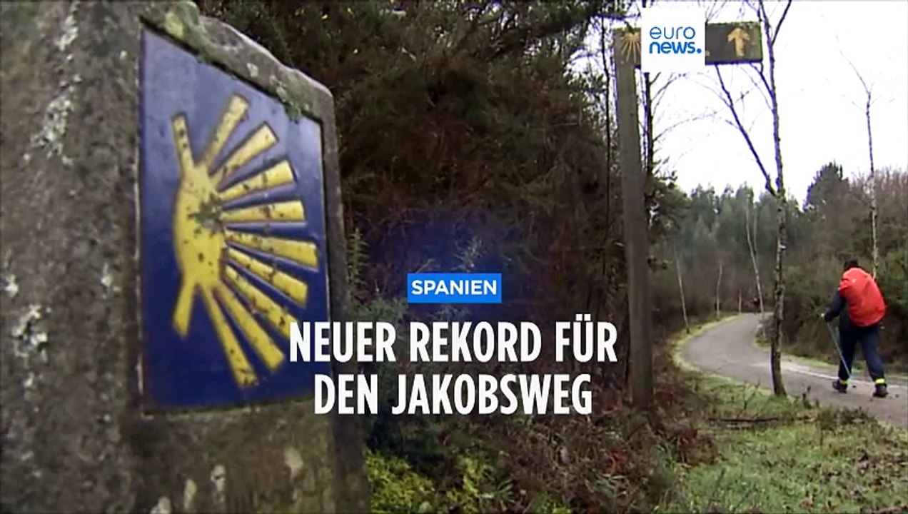 2023 neues Rekordjahr für den Jakobsweg in Santiago de Compostela
