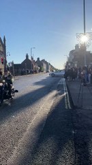 Buckie Remembrance Sunday parade