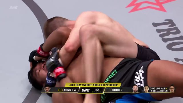 Heated Grudge Match De Ridder Dethroned Aung La N Sang TWICE