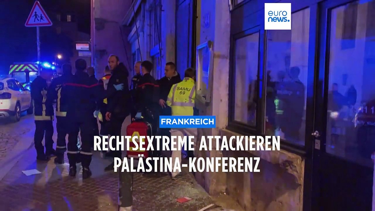 Rechtsextreme stürmen Palästina-Konferenz: 3 Verletzte in Lyon