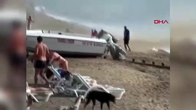 Antalya'da Plajda Çıkan Hortum Korku Dolu Anlar Yaşattı