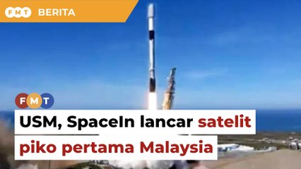 USM, SpaceIn lancar satelit piko pertama Malaysia