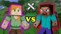 Steve vs Alex Minecraft Efsane Kapışması