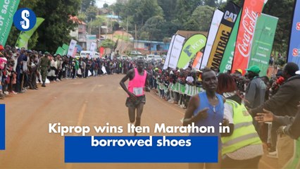 Kiprop wins Iten Marathon in borrowed shoes