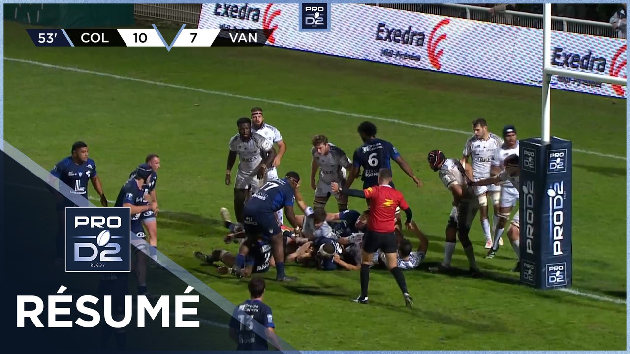 PRO D2 Saison 2023-2024 J10 - Résumé Colomiers Rugby-RC Vannes