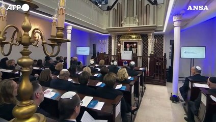 Scholz agli ebrei: "Mai piu' antisemitismo"