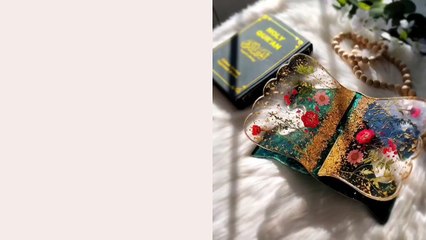 How to make Resin Quran Holder - Step by step Rihal Tutorial