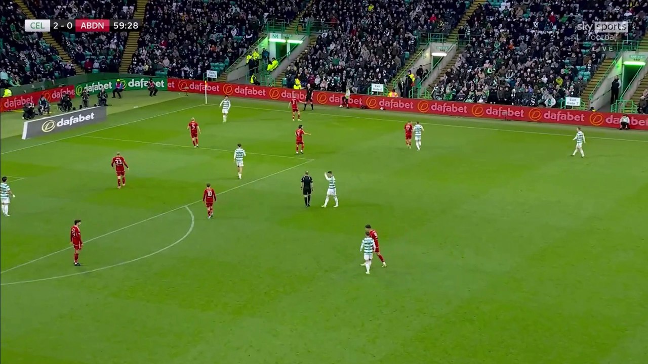 Celtic Vs Aberdeen 2 half