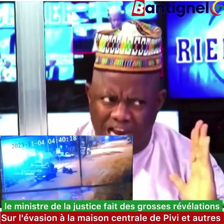 Révélations fracassantes du ministre de la justice sur l'assaut de la maison centrale