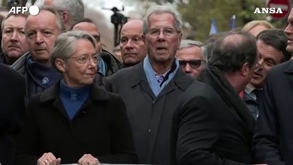 A Parigi la marcia contro l'antisemitismo